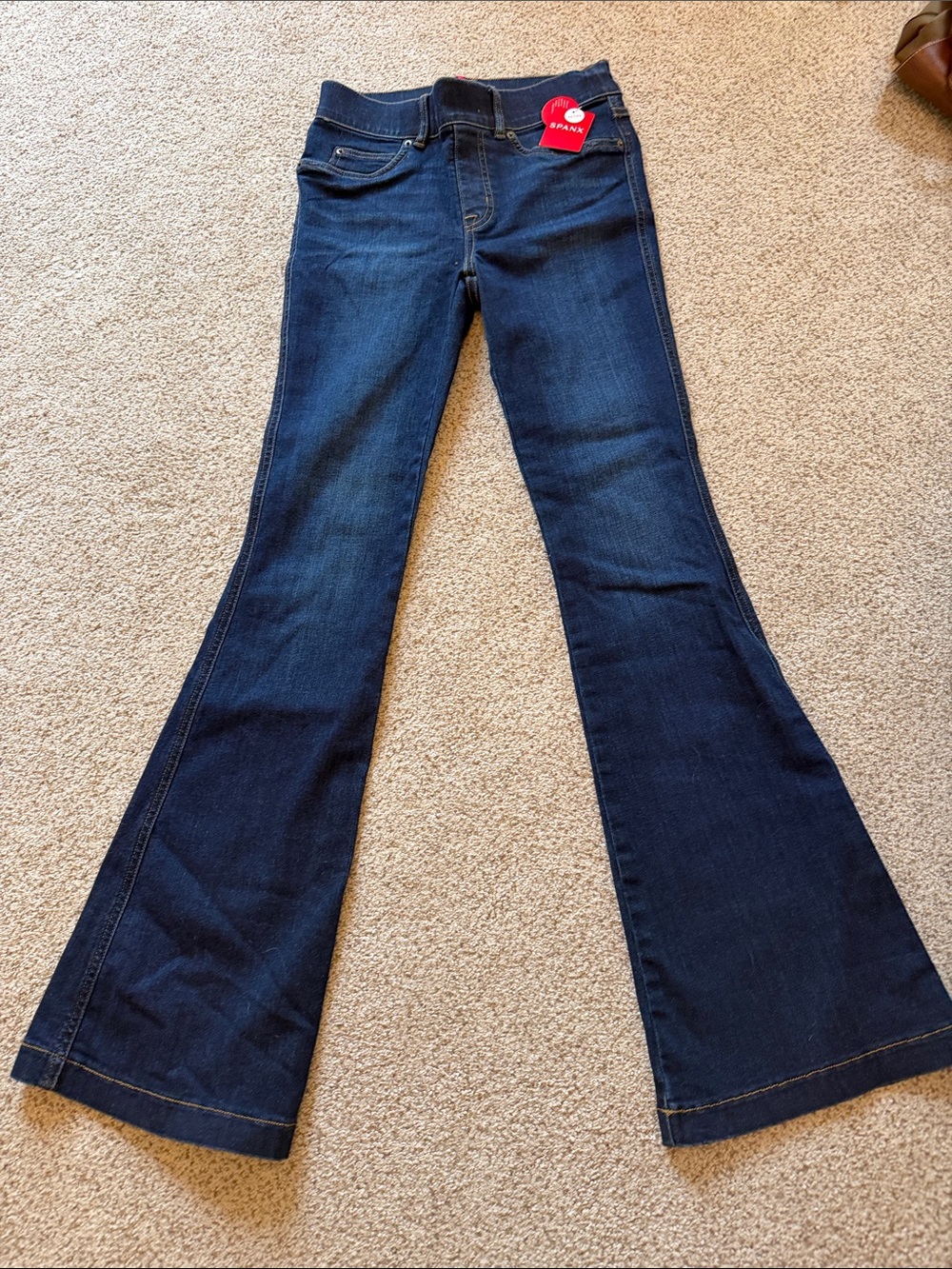 SPANX Dark Blue Flare Jeans